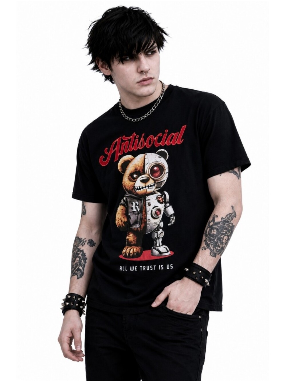 Reason Antisocial Bear Tee